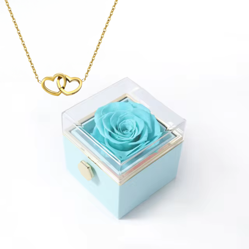 Ketting Hart + doos Roze - Elegante liefdescadeau