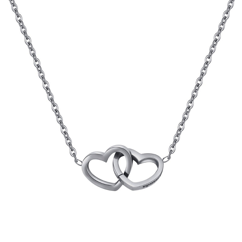 Ketting Hart + doos Roze - Elegante liefdescadeau