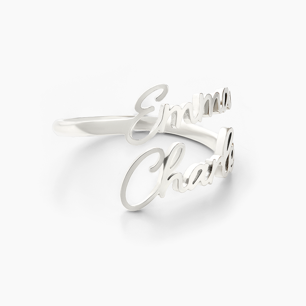 Custom Ring with 1 to 4 Engraved Names 