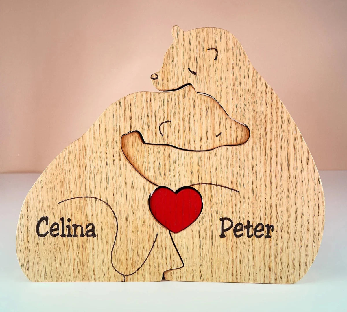 Rompecabezas Familiar de Madera Personalizado: Recuerdo Único y Atemporal 